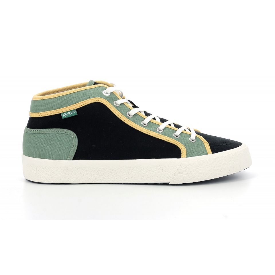 Kickers Arveiler Sneakers Herr Black/green | 16438-XZPW