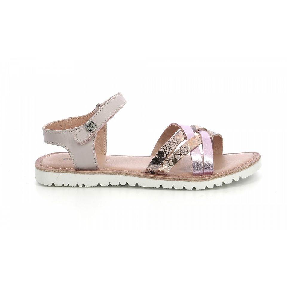 Kickers Betternew Sandaler Tjej Lila | 26418-LVAZ