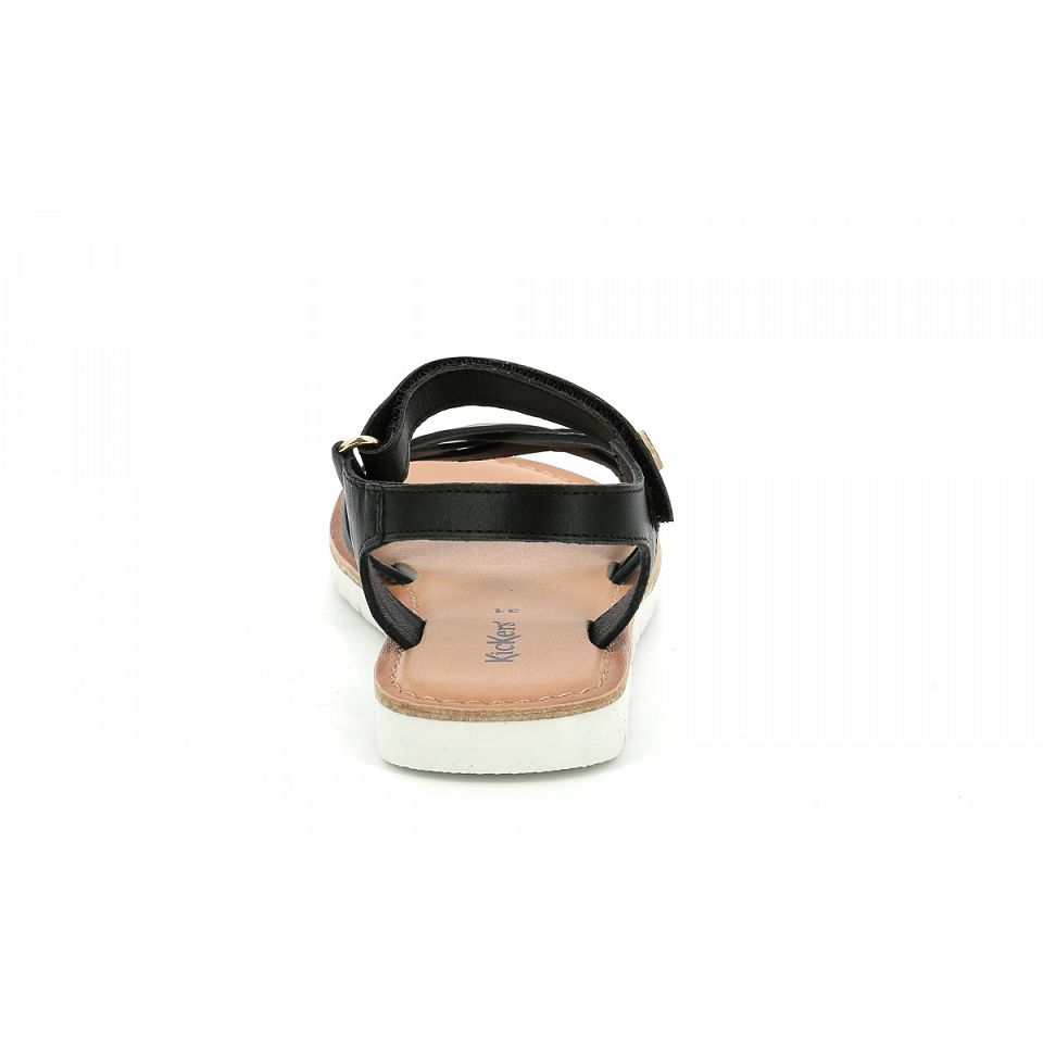 Kickers Betternew Sandaler Tjej Svarta | 35420-YRZE