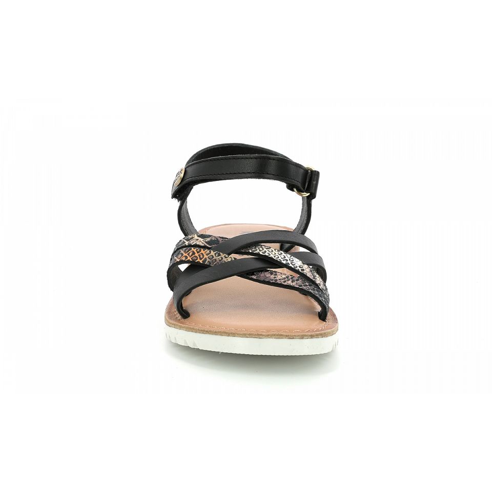 Kickers Betternew Sandaler Tjej Svarta | 35420-YRZE