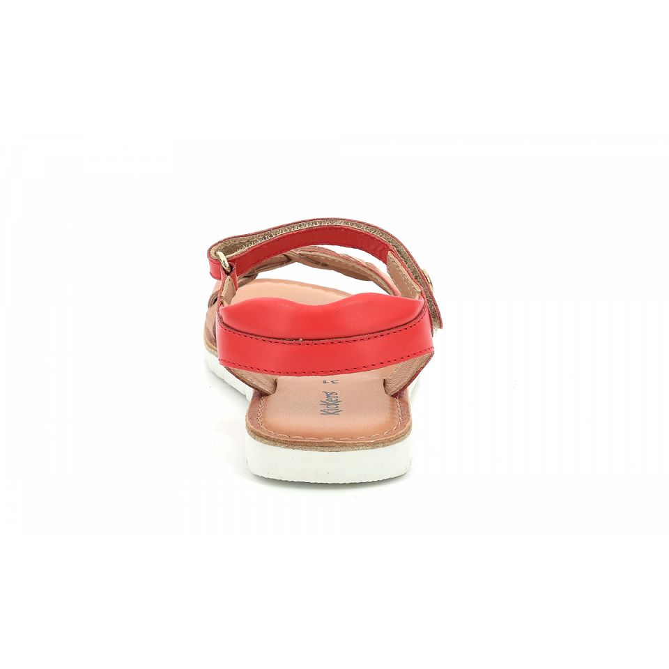 Kickers Betty Sandaler Tjej Orange Metal | 02749-MDZV