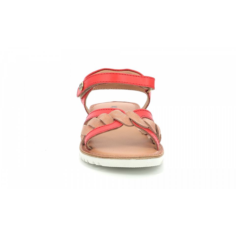 Kickers Betty Sandaler Tjej Orange Metal | 02749-MDZV