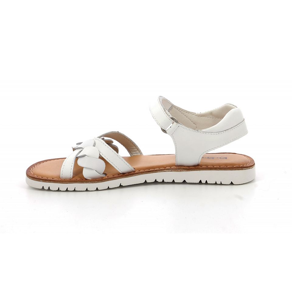 Kickers Betty Sandaler Tjej Vita | 29471-ZPGM