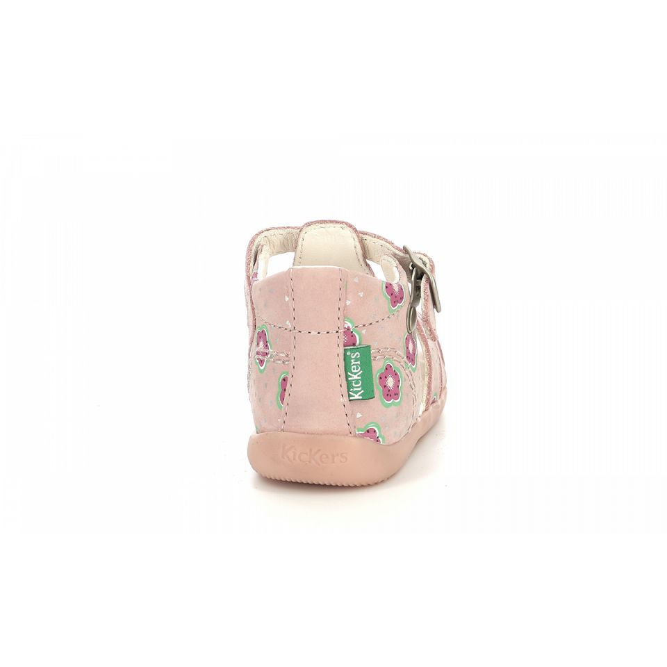 Kickers Bigfly-2 Sandaler Tjej Rosa Blommiga | 37921-EFUL