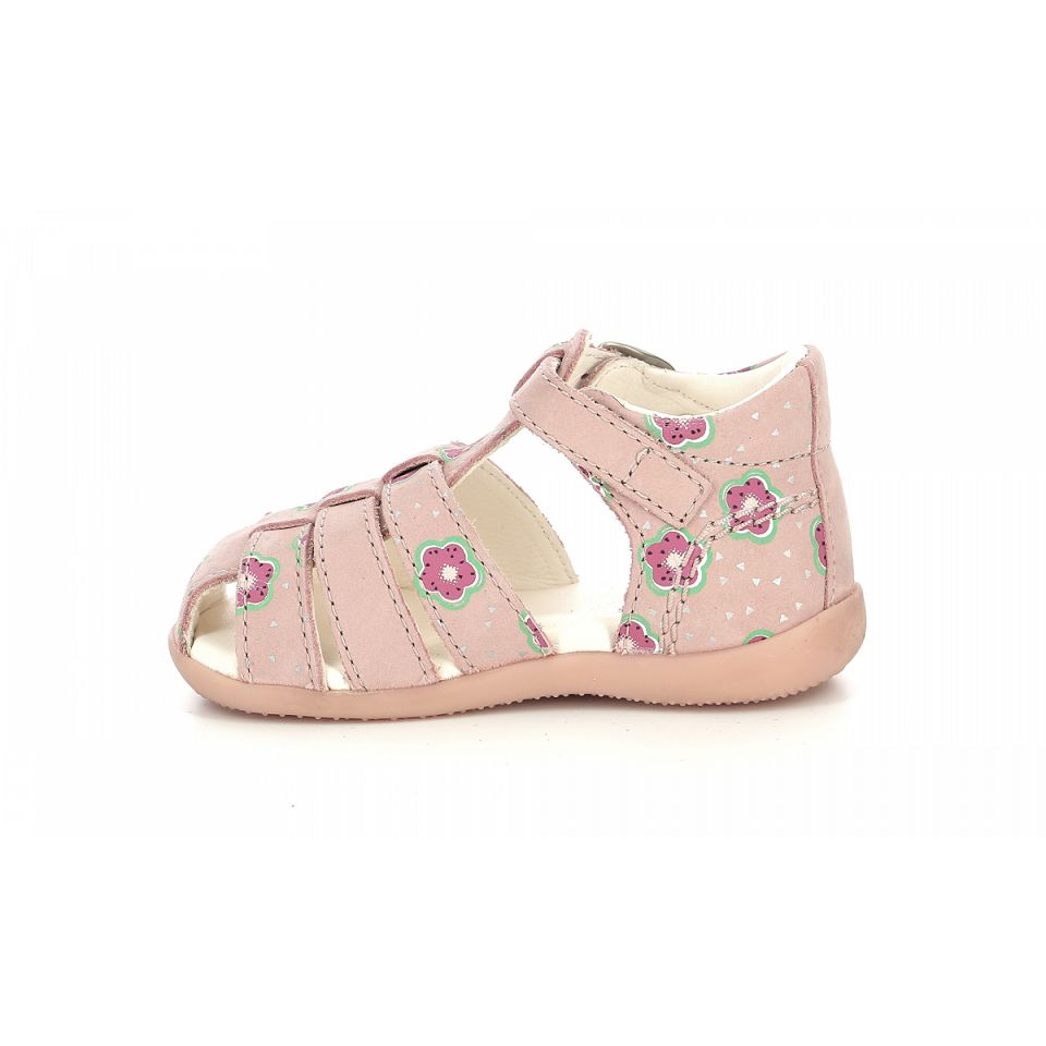 Kickers Bigfly-2 Sandaler Tjej Rosa Blommiga | 37921-EFUL