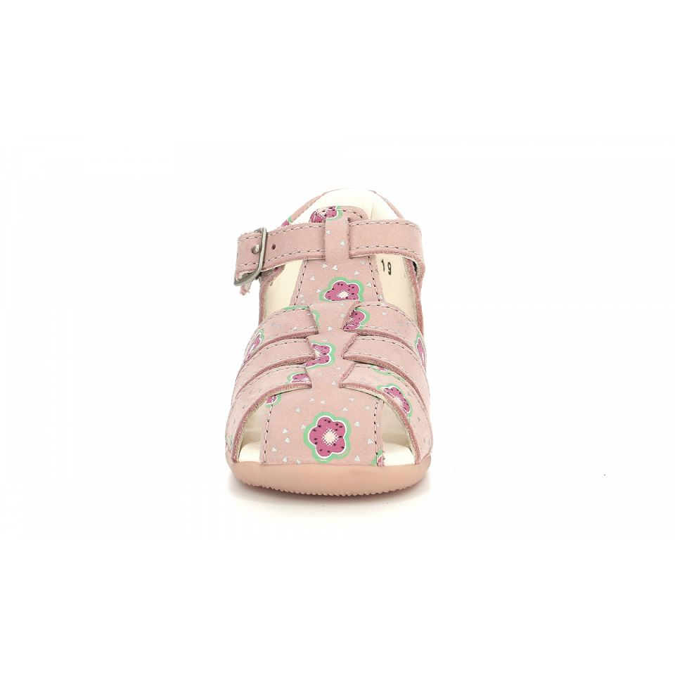 Kickers Bigfly-2 Sandaler Tjej Rosa Blommiga | 37921-EFUL