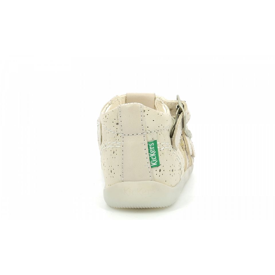 Kickers Bigfor Sandaler Tjej Vita | 93874-MJVH