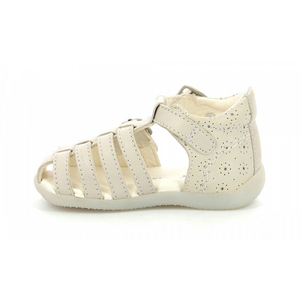 Kickers Bigfor Sandaler Tjej Vita | 93874-MJVH