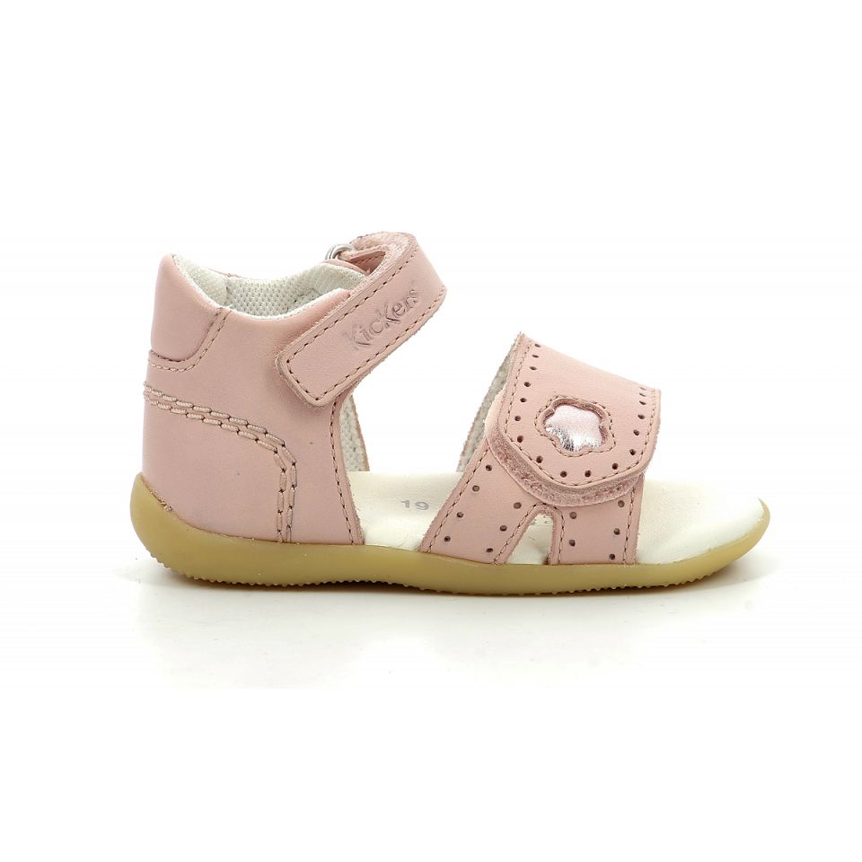 Kickers Bigkratch Sandaler Tjej Ljusrosa | 62153-LDGZ