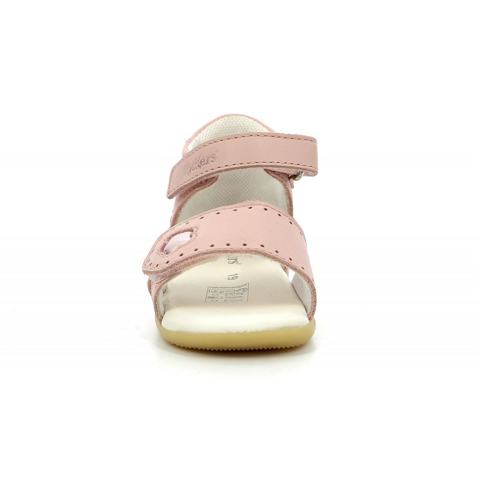 Kickers Bigkratch Sandaler Tjej Ljusrosa | 62153-LDGZ