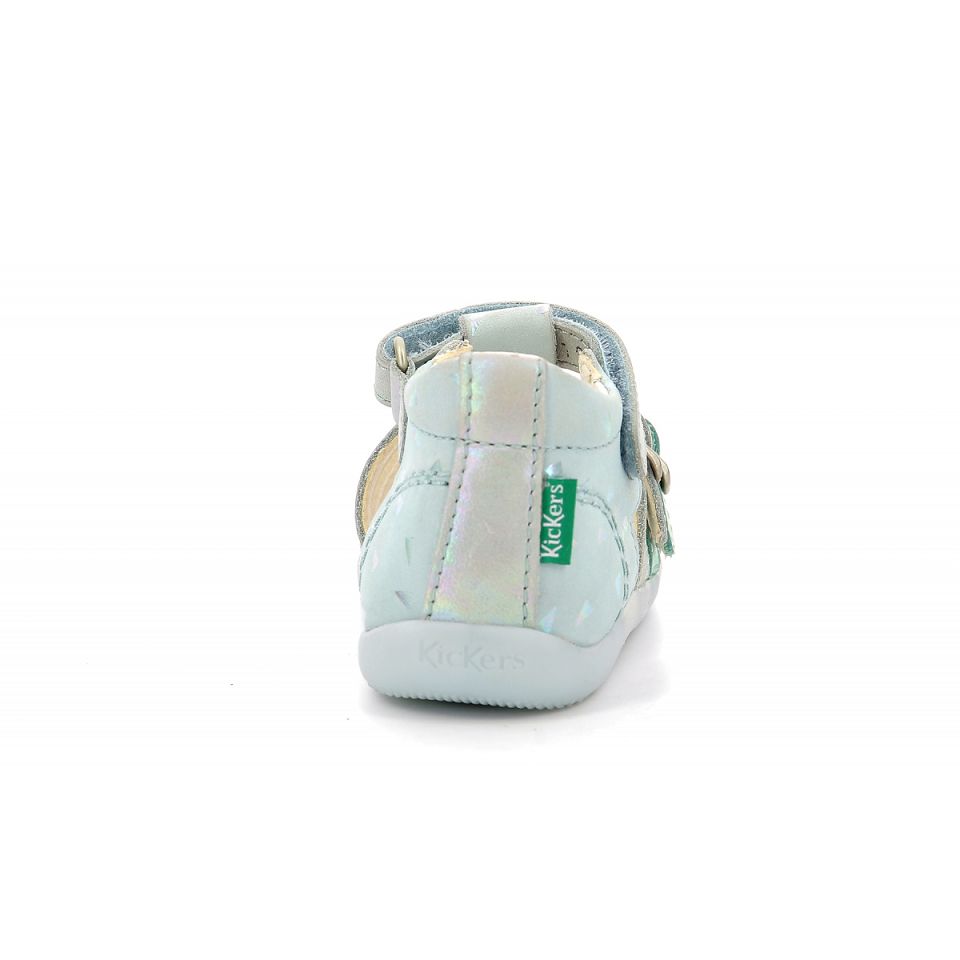 Kickers Bigkro Sandaler Tjej Blå Ljus | 37091-AEMU