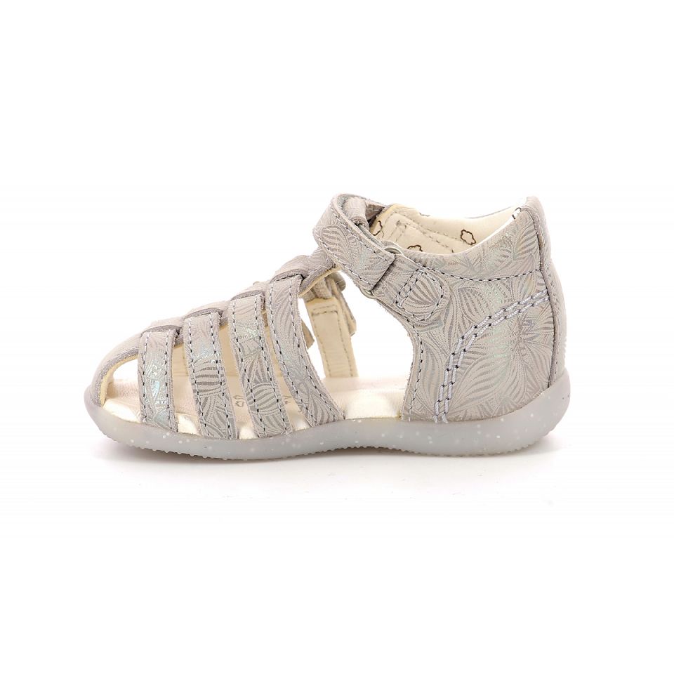 Kickers Bigkro Sandaler Tjej Ljusbeige | 71256-AWYG