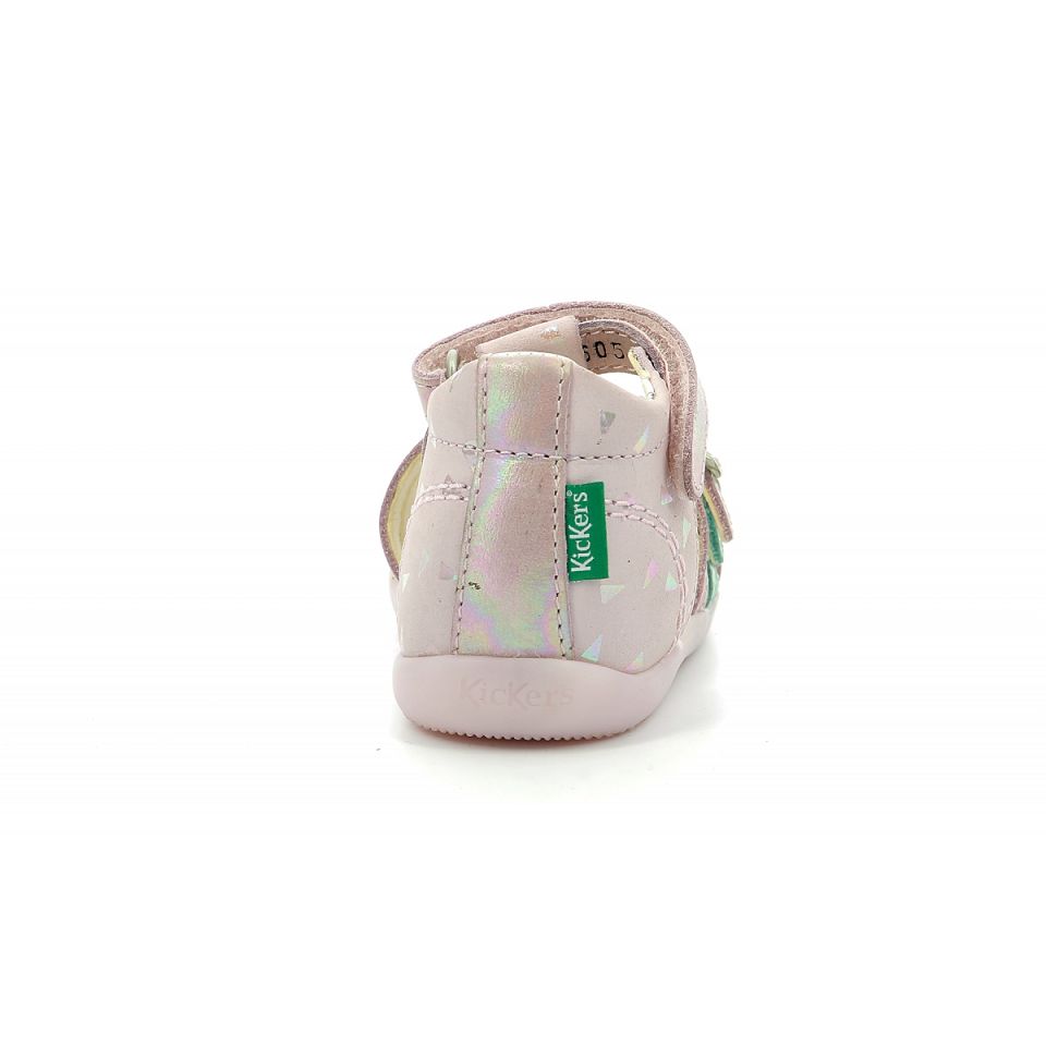 Kickers Bigkro Sandaler Tjej Ljusrosa | 78910-BXUI
