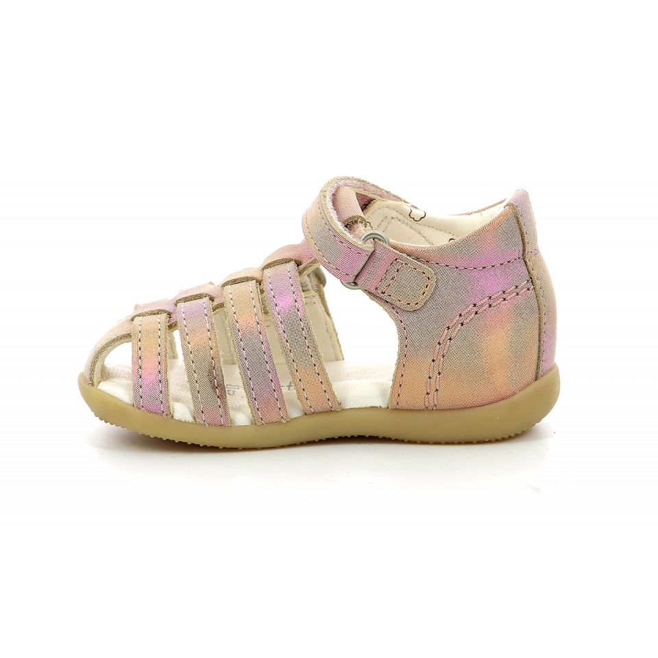 Kickers Bigkro Sandaler Tjej Rosa | 48705-AQWF