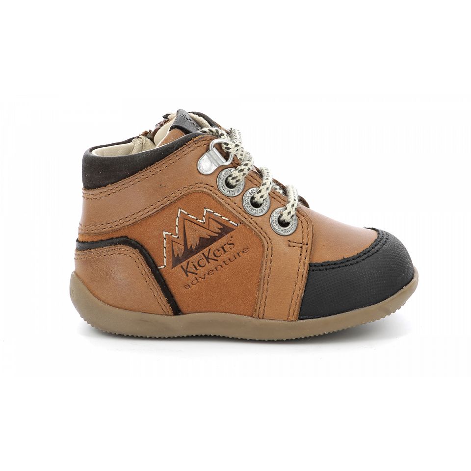 Kickers Bins Sneakers Pojke Bruna | 15248-EPUB