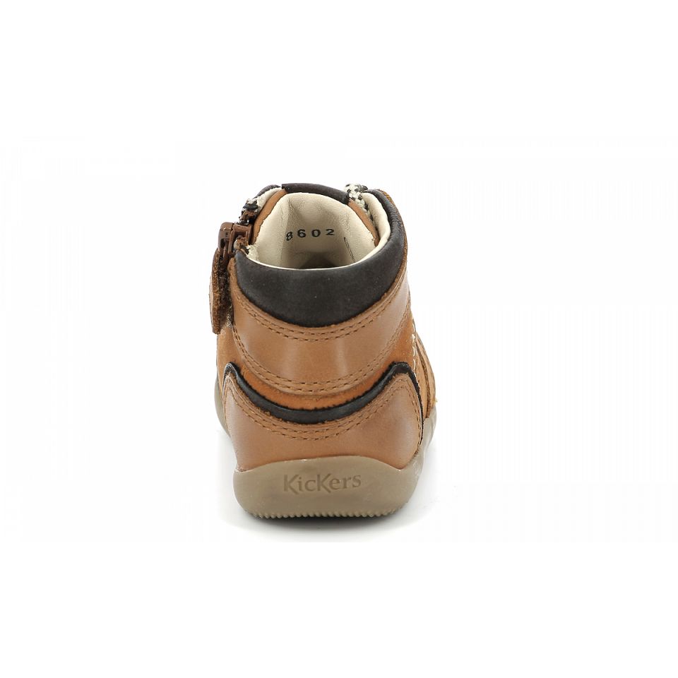 Kickers Bins Sneakers Pojke Bruna | 15248-EPUB
