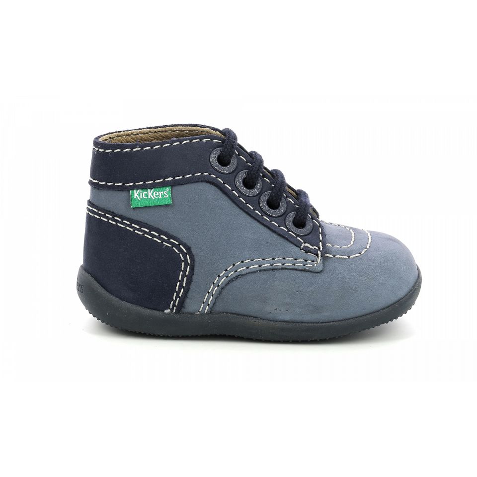 Kickers Bonbon-2 Stövlar Pojke Blå | 76482-UTXJ