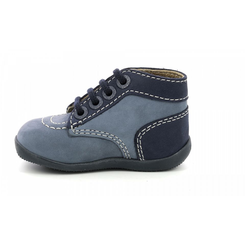 Kickers Bonbon-2 Stövlar Pojke Blå | 76482-UTXJ