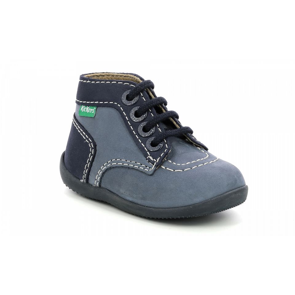 Kickers Bonbon-2 Stövlar Pojke Blå | 76482-UTXJ