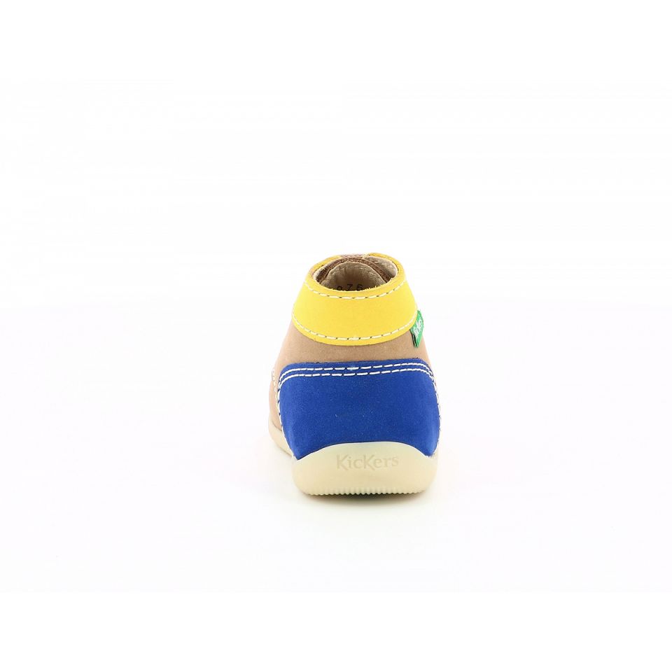 Kickers Bonbon-2 Stövlar Tjej Beige Marinblå | 52037-AXGZ