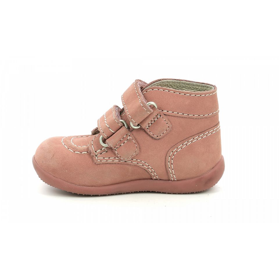 Kickers Bonkro-2 Stövlar Tjej Ljusrosa | 39607-QRWY