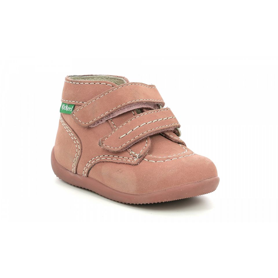 Kickers Bonkro-2 Stövlar Tjej Ljusrosa | 39607-QRWY