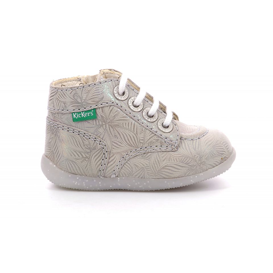 Kickers Bonzip-2 Sneakers Tjej Ljusbeige | 24053-AFDL