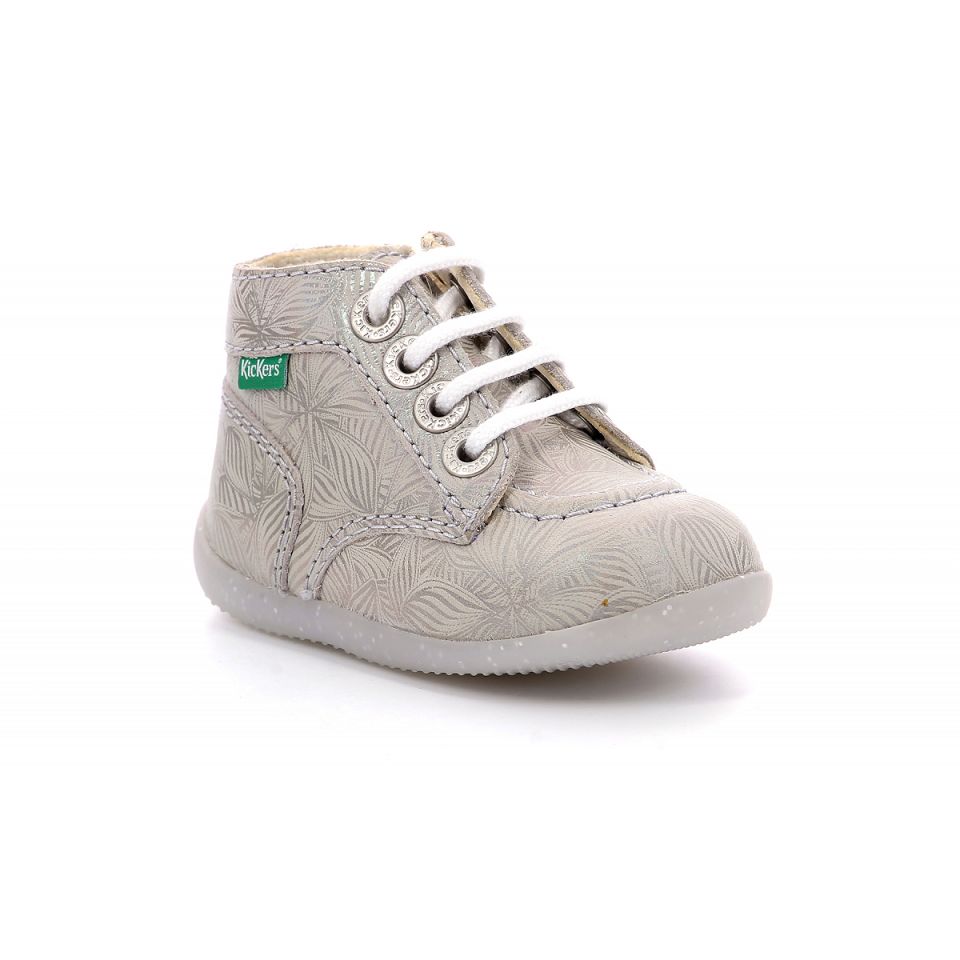 Kickers Bonzip-2 Sneakers Tjej Ljusbeige | 24053-AFDL