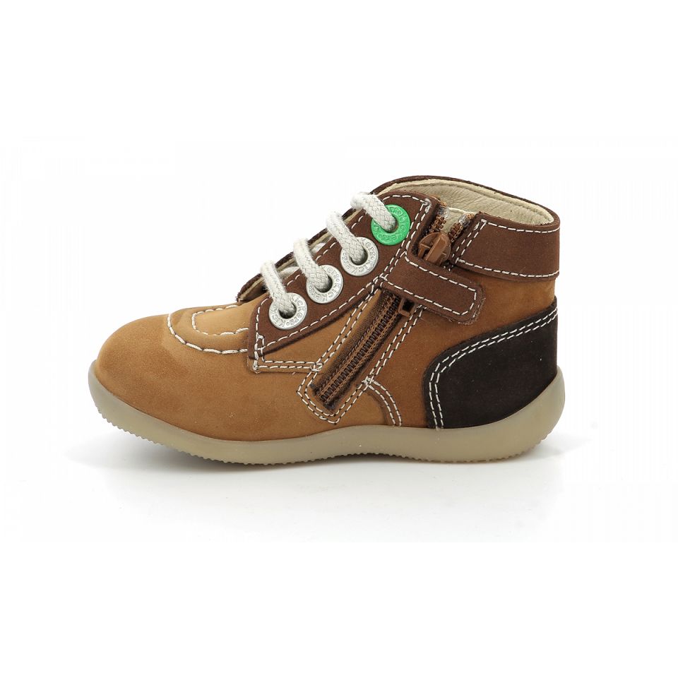 Kickers Bonzip-2 Stövlar Pojke Bruna | 48279-ZVLM