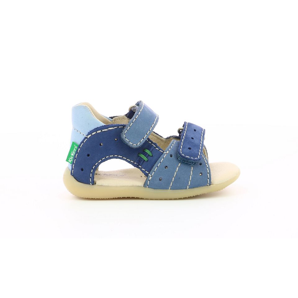 Kickers Boping-2 Sandaler Pojke Blå | 76439-EKFO