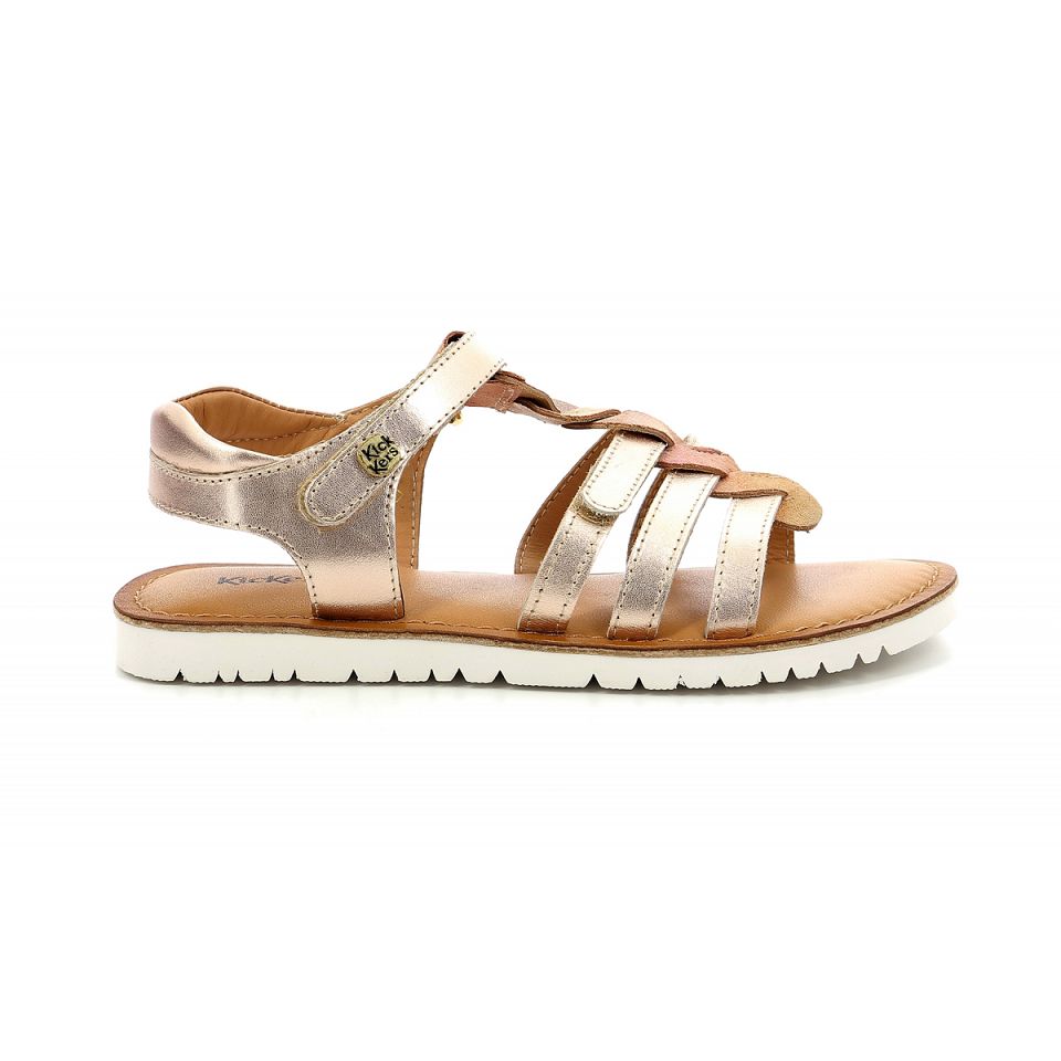 Kickers Brahmia Sandaler Tjej Rosa | 90531-QKXF