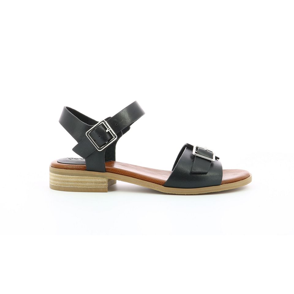 Kickers Bucidi Sandaler Dam Svarta | 18620-NZGH