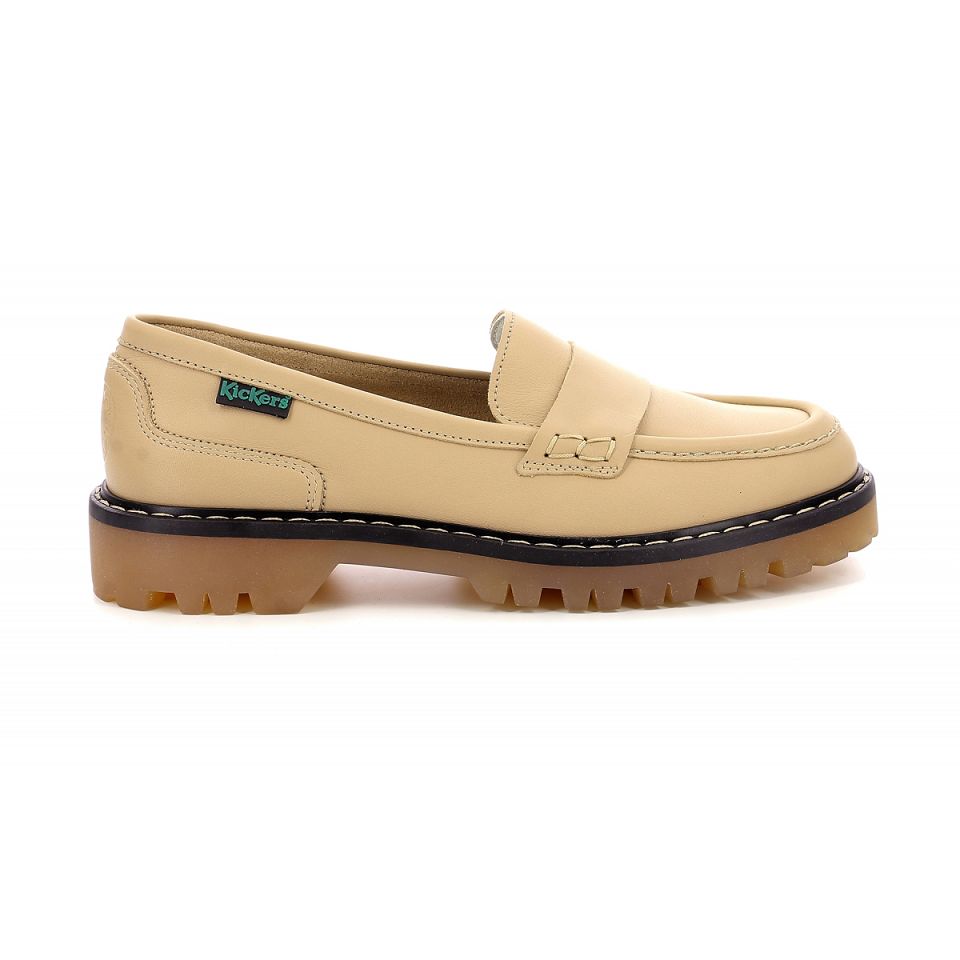 Kickers Deck loafer Båtskor Dam Ljusbeige | 17025-VHUR