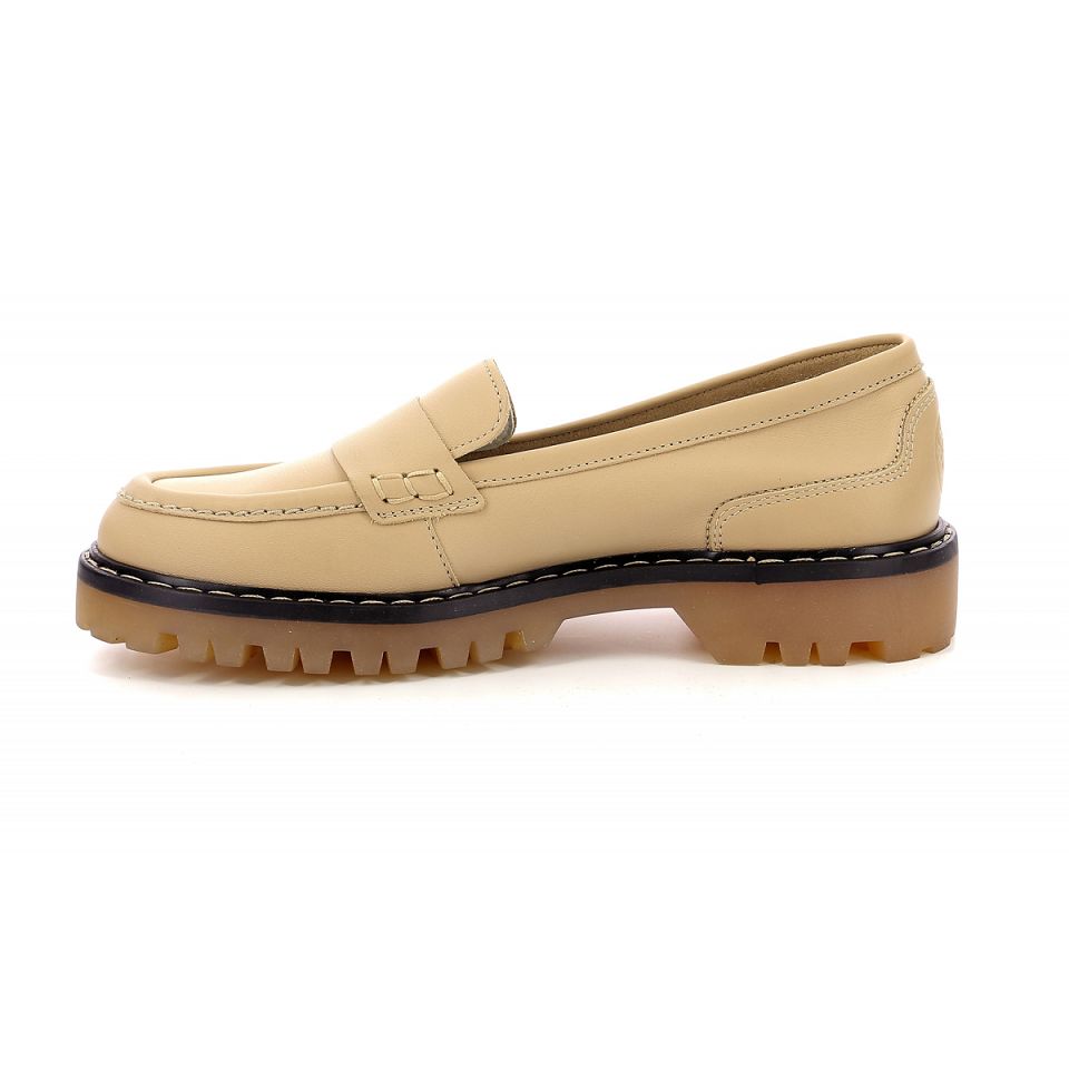 Kickers Deck loafer Båtskor Dam Ljusbeige | 17025-VHUR