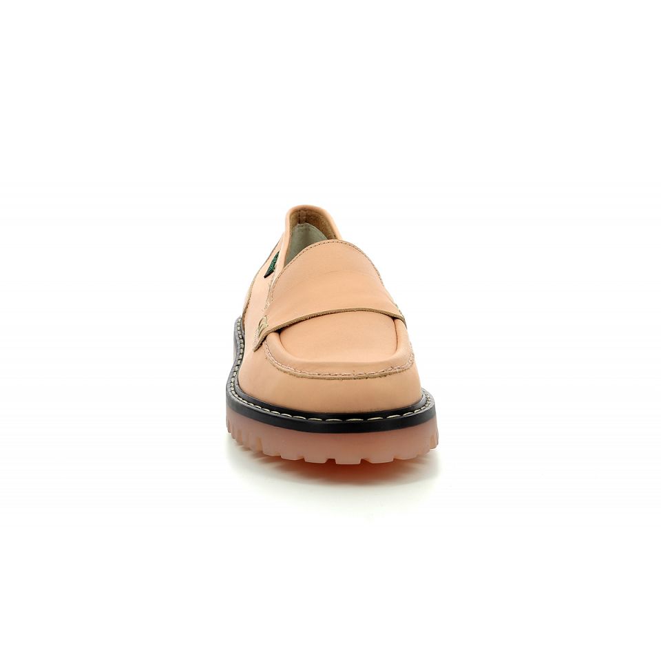 Kickers Deck loafer Båtskor Dam Nude | 19207-IHJZ