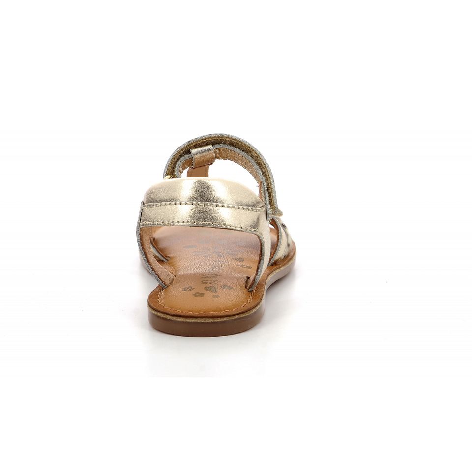 Kickers Diamanto Sandaler Tjej Or Pony | 47865-ZOIU