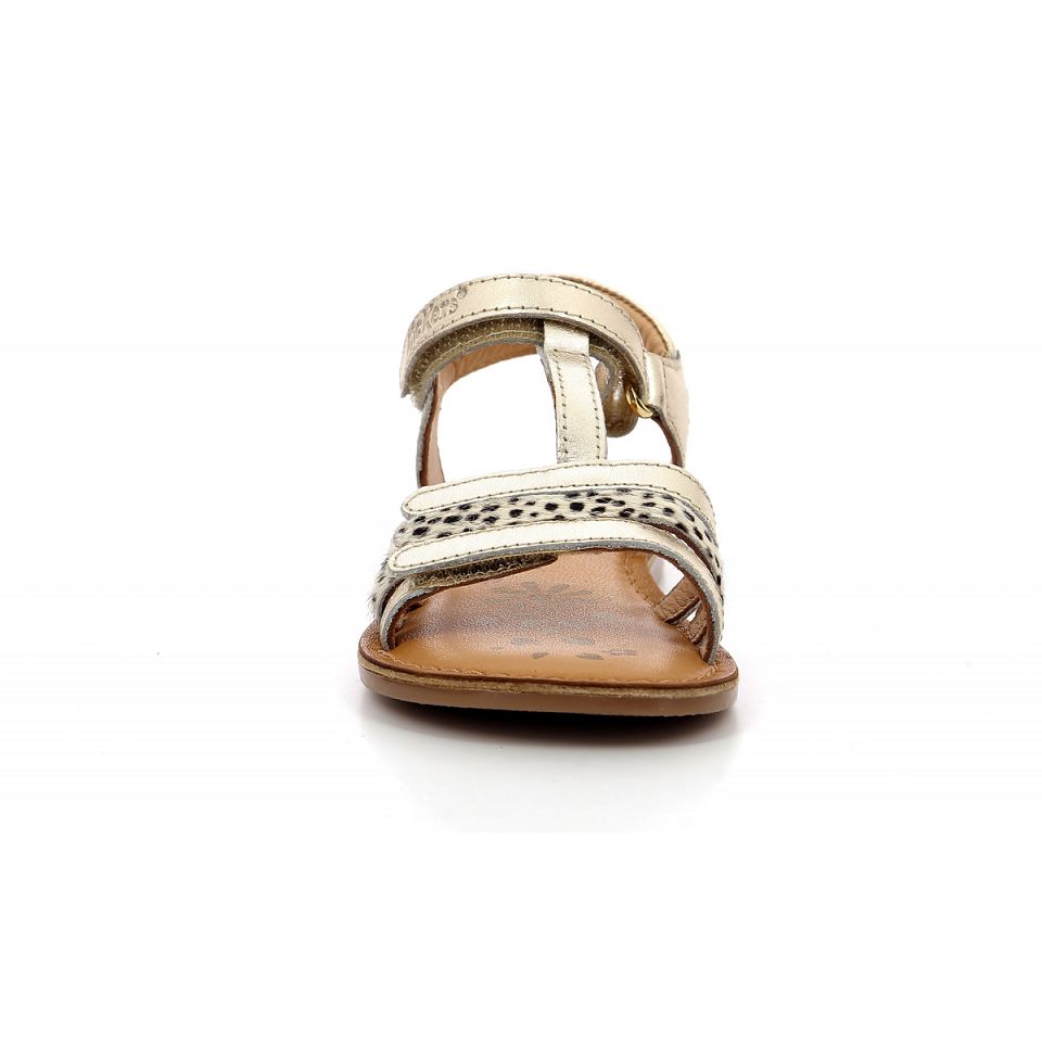 Kickers Diamanto Sandaler Tjej Or Pony | 47865-ZOIU