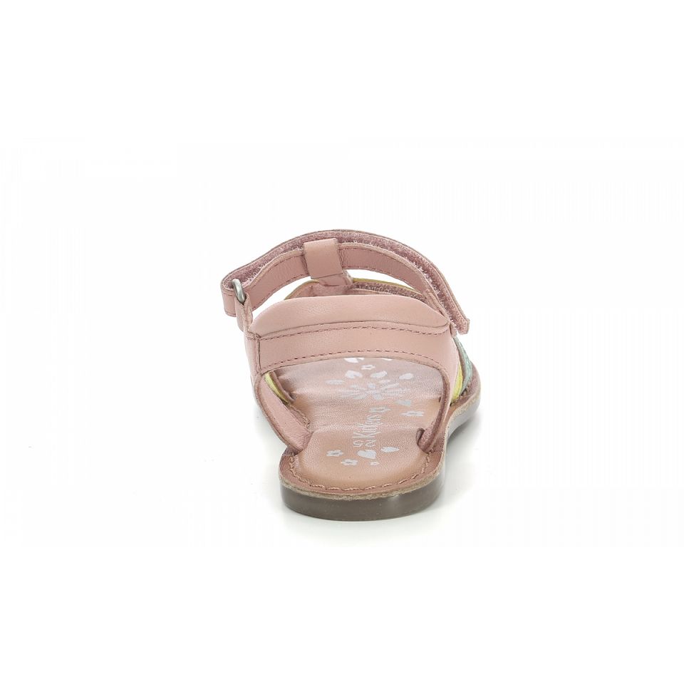 Kickers Diamanto Sandaler Tjej Rosa Gröna Lila | 08927-WYRJ