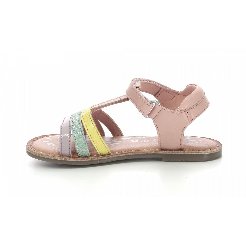 Kickers Diamanto Sandaler Tjej Rosa Gröna Lila | 08927-WYRJ