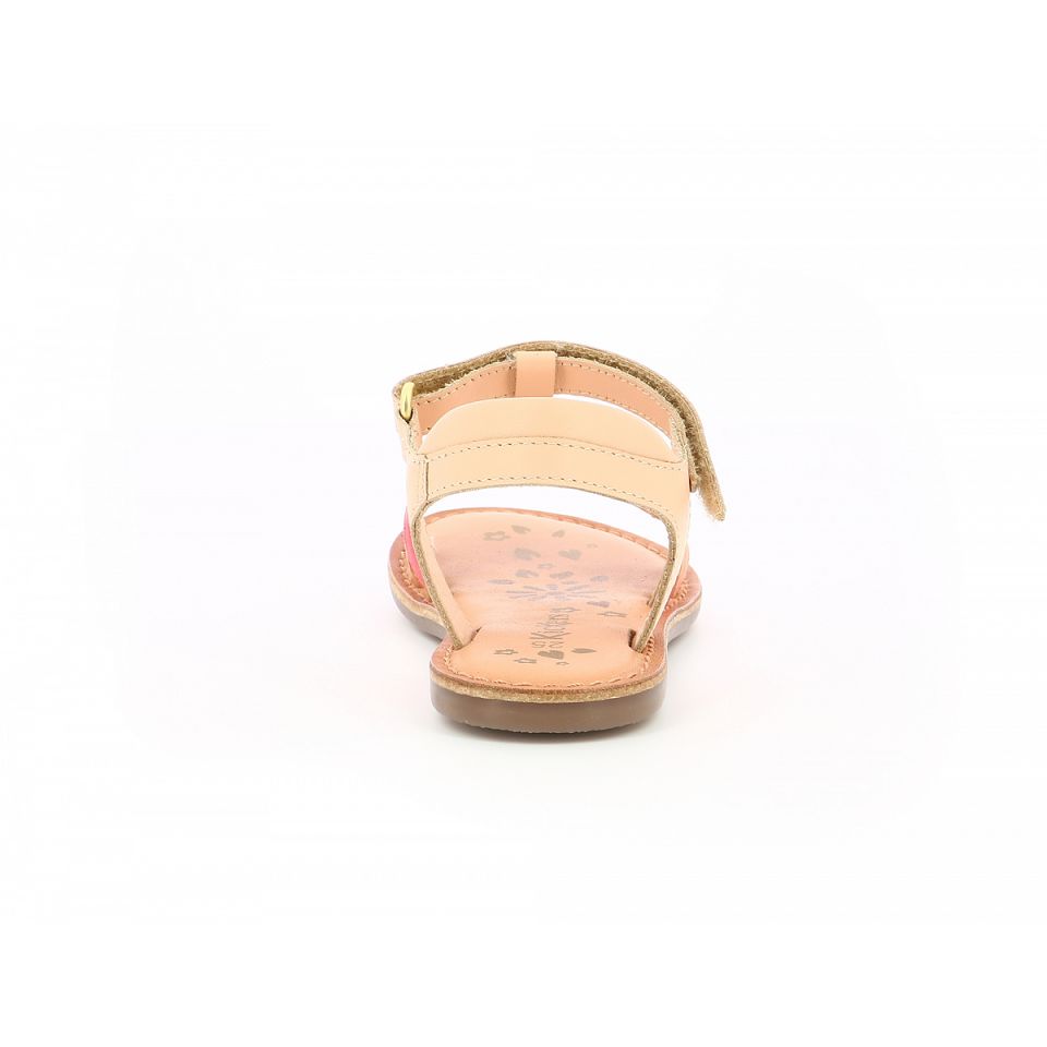 Kickers Diamantolised Sandaler Tjej Rosa Metal | 98061-DMQI