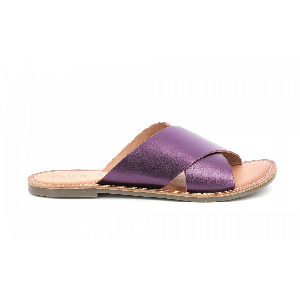 Kickers Diaz-2 Sandaler Dam Lila Metal | 23815-QPVU