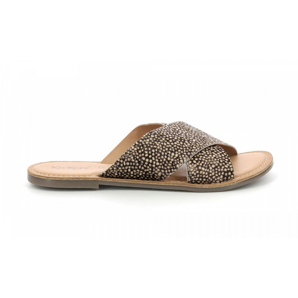 Kickers Diaz-2 Sandaler Dam Svarta Beige | 58270-AVHO