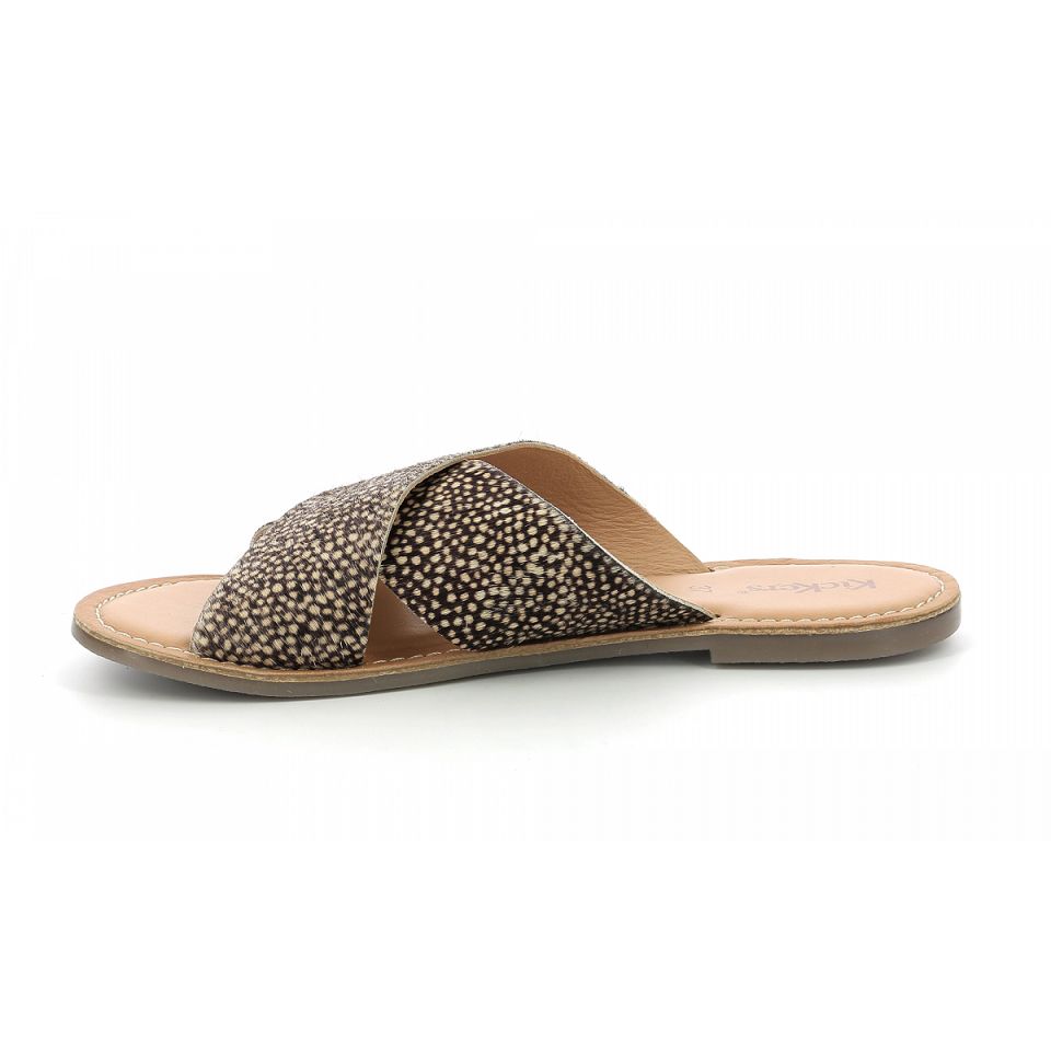 Kickers Diaz-2 Sandaler Dam Svarta Beige | 58270-AVHO