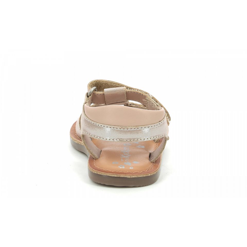 Kickers Diazz Sandaler Pojke Ljusrosa Metal | 87693-BOCW