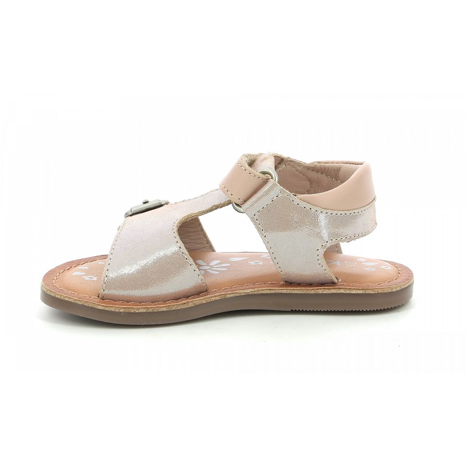Kickers Diazz Sandaler Pojke Ljusrosa Metal | 87693-BOCW