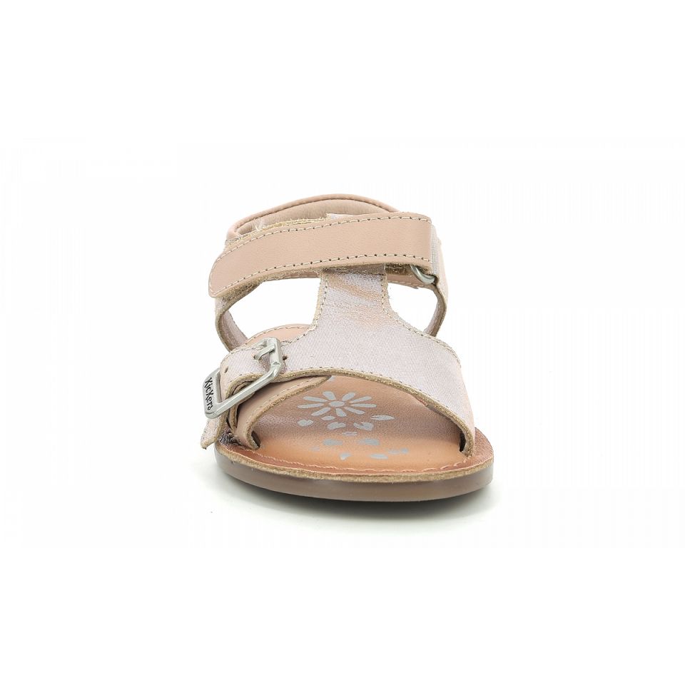 Kickers Diazz Sandaler Pojke Ljusrosa Metal | 87693-BOCW