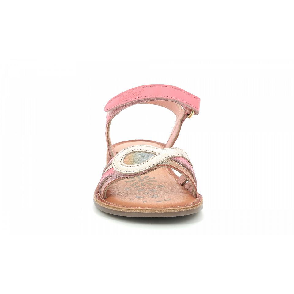 Kickers Disposa Sandaler Tjej Rosa | 69452-YCKU