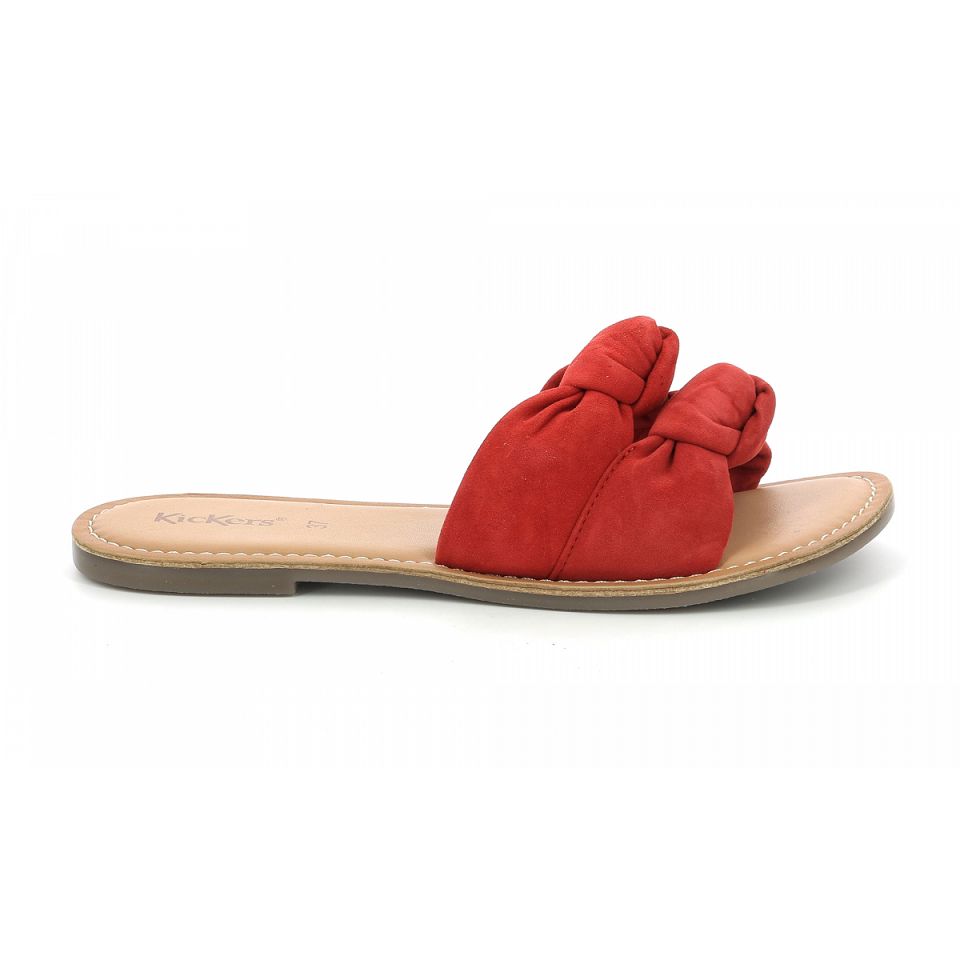Kickers Divalto Sandaler Dam Röda | 49613-DQZH