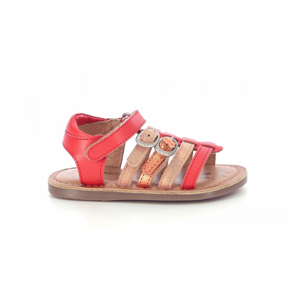 Kickers Diveta Sandaler Tjej Orange Metal | 34762-XUHF