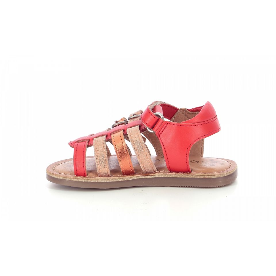 Kickers Diveta Sandaler Tjej Orange Metal | 34762-XUHF
